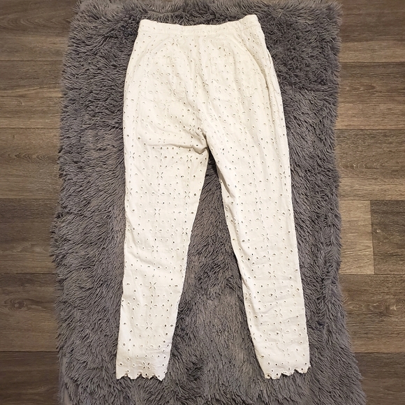 FREE PEOPLE Eyelet Skinny Pants Women's/Girl's - Picture 5 of 9